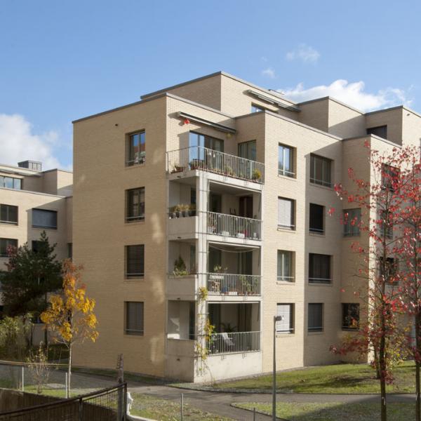 Wohnüberbauung Brunnmatt-Ost in Bern/CH, Hofseite: Klinker Brick-Design®, Sondersortierung